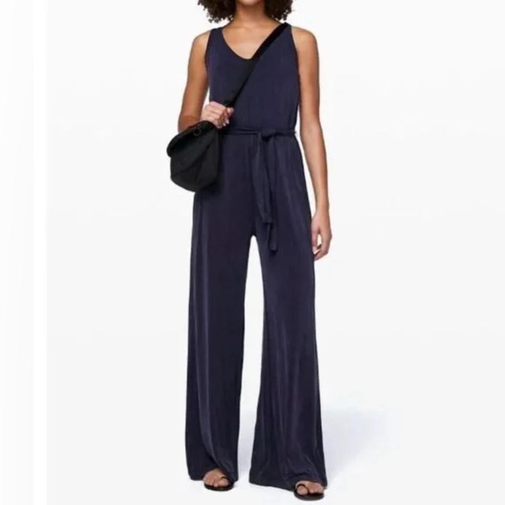 Lululemon Principal Dancer Jumpsuit, size 12, navy blue